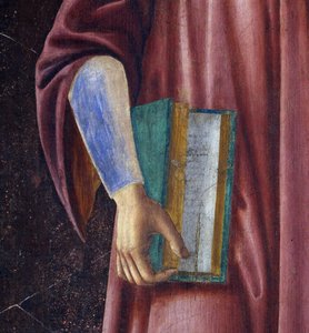 Dante Alighieri (Detail) aus der Villa Carducci Serie berühmter Männer und Frauen, ca. 1450 von Andrea del Castagno