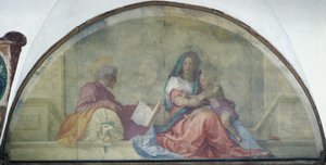 Lunette mit Madonna del Sacco von Andrea del Sarto