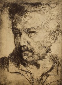 Kopf eines Mannes von Andrea del Sarto
