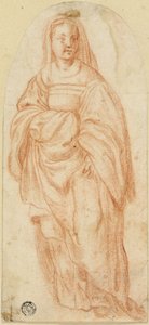 Stehende Frau
