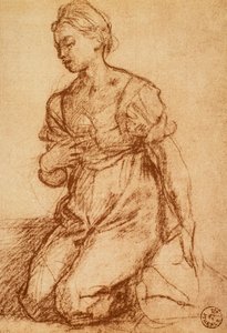 Studie einer Frau