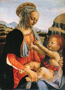 Madonna mit Kind, ca. 1470 von Andrea del Verrocchio