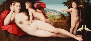 Venus mit heiliger und profaner Liebe