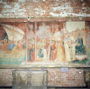 St. Ranieri im Heiligen Land, Mitte des 14. Jahrhunderts von Andrea di Bonaiuto