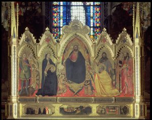 Das Strozzi-Altarbild, 1357 von Andrea di Cione Orcagna