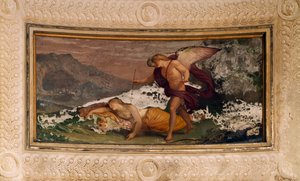 Fresko, Villa Reale, Monza, Italien von Andrea the Elder Appiani