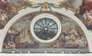 Heiliger Ambrosius und Heiliger Gregor der Große von Andrea the Elder Appiani