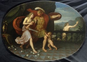 Der Zorn des Mars von Venus gebremst von Andrea the Elder Appiani