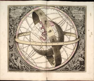 12. Hemisphaeria sphaerarum rectae & obliquae, utriusque von Andreas Cellarius