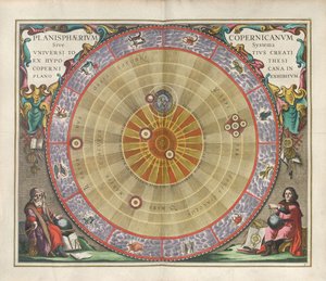 Harmonia Macrocosmica. Der Planisphäre von Kopernikus, 1660 von Andreas Cellarius