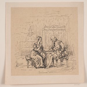 Illustration zu Niels Ebbesens Weise von Andreas Flinch