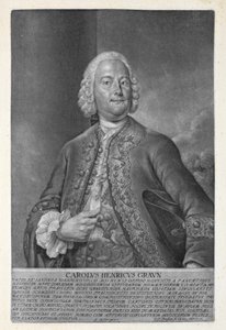 Carl Heinrich Graun (1703-59) gestochen von Valentin Daniel Preissler (1717-65) 1752 (Mezzotinto) von Andreas Moller