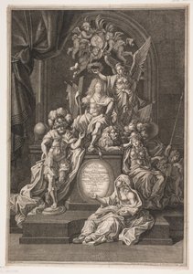 Allegorische Darstellung mit Christian Gyldenløve von Andreas Reinhardt