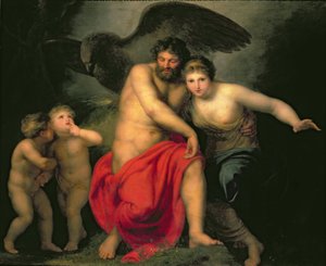 Zeus und Hera auf dem Berg Ida, 1775