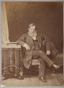 Pavel Melnikov, Pseudonym Andrei Petcherski - Pavel Ivanovich Melnikov (1818-1883), von Andrei Osipovich Karelin (1837-1906). Albumin Foto