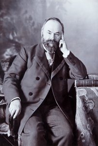 Pyotr Shchukin, russischer Kunstsammler, ca. 1890-1900 von Andrei Osipovich Karelin