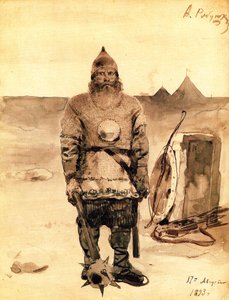 Ilja Muromez, 1893 von Andrei Petrovich Ryabushkin