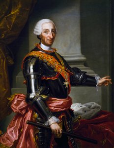 Porträt von Karl III. von Bourbon (Öl auf Leinwand)