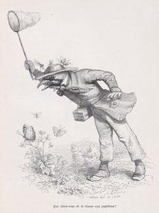 Was sagen Sie zur Schmetterlingsjagd aus Szenen aus dem privaten und öffentlichen Leben, ca. 1837-47 von Andrew Best Leloir