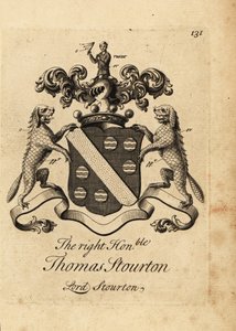 Wappen des Hochwohlgeborenen Thomas Stourton