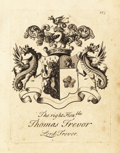 Wappen des hochverehrten Thomas Trevor, Lord Trevor von Andrew Johnston