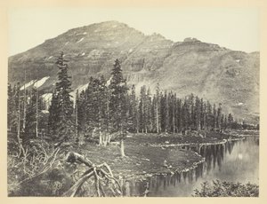 See am Kopf des Bear River, Uintah-Gebirge von Andrew Joseph Russell