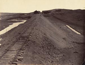 Der große Westen illustriert in einer Serie von fotografischen Ansichten quer über den Kontinent von Andrew Joseph Russell