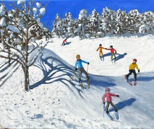 Weihnachtsskifahren in Les Arcs