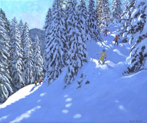 Ski Francais, Morzine von Andrew Macara