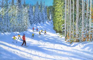 Skifahren in Samoëns, Frankreich, 2019