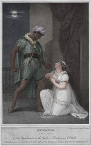 Othello. Akt 4. Szene 2. Ein Apartment im Schloss. Desdemona & Othello, 1801