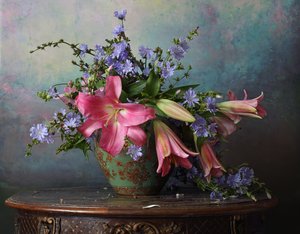 Stillleben mit Blumen von Andrey Morozov