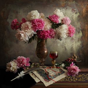 Stillleben mit Blumen