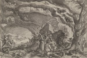 Hexen bereiten sich auf den Sabbat vor, ca. 1610