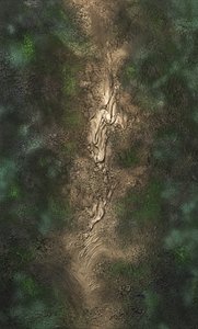 Fließender Waldweg von Anete Purina-Purite