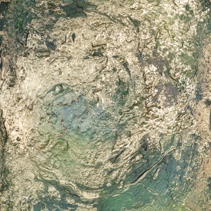 Goldener grüner Fluss von Anete Purina-Purite