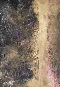 Texturiertes Gold und Pink von Anete Purina-Purite