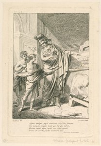 Minerva schützt die Künste von Ange Laurent de Lalive de Jully