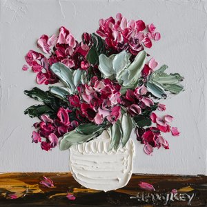 Lebhaftes rosa Bouquet von Angela Hawkey