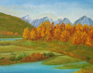 Goldenes Herbsttal