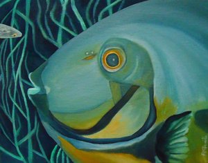 Lebhafter Ozeanfisch