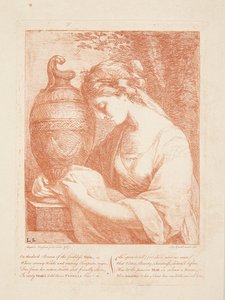 Die Frau bei der Urne von Angelica Kauffmann