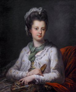 Porträt von Elizabeth Kerr, geborene Fortescue, Marquise von Lothian von Angelica Kauffmann