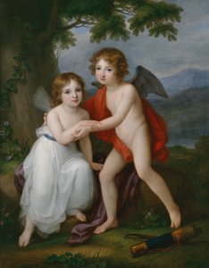 Porträt der Plymouth-Geschwister als Amor und Psyche, 1795
