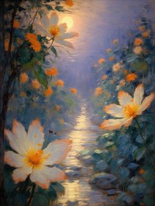 Florals 72, ca. 2023 von Angelita Hawke