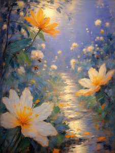 Florals 73, um 2023 von Angelita Hawke
