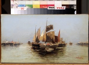 Segelboote von Angelo Maria Costa