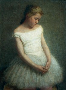 Tänzerin, kleines Mädchen im Tutu von Angelo Morbelli
