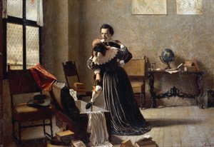 Die Flucht, von Angelo Morbelli von Angelo Morbelli