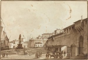 Blick auf Livorno